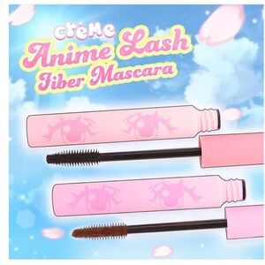 The Creme Shop Anime Lash Fiber Mascara Brown Smudge Proof Voluminous Anime Eyes